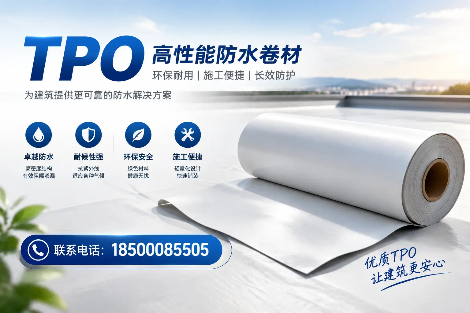 TPO材料在中卫的应用及其优势解析